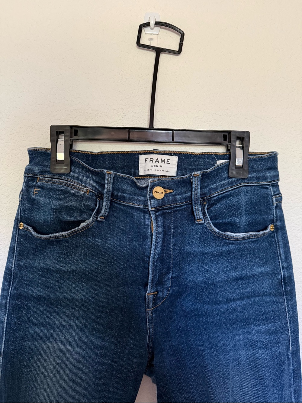 Frame “Le High Skinny” Denim Dark Blue Women's Jeans